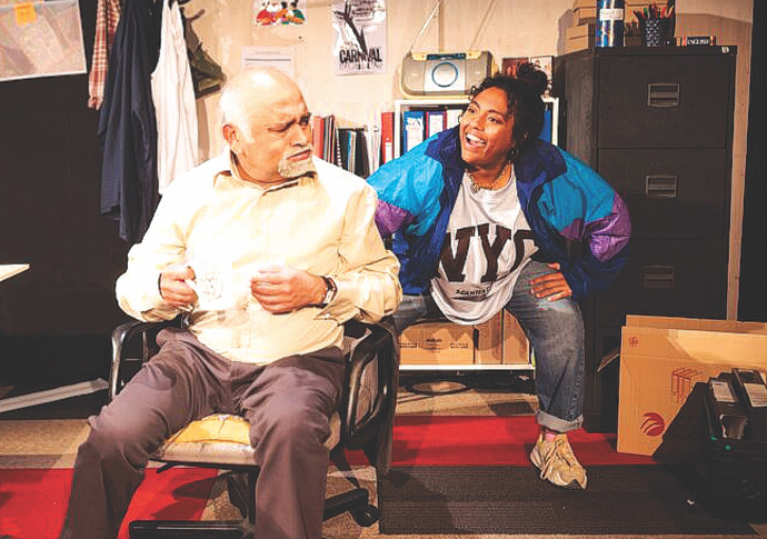 Bhasker Patel and Nusrath Tapadar in Camdenwalla photo- harry elletson
